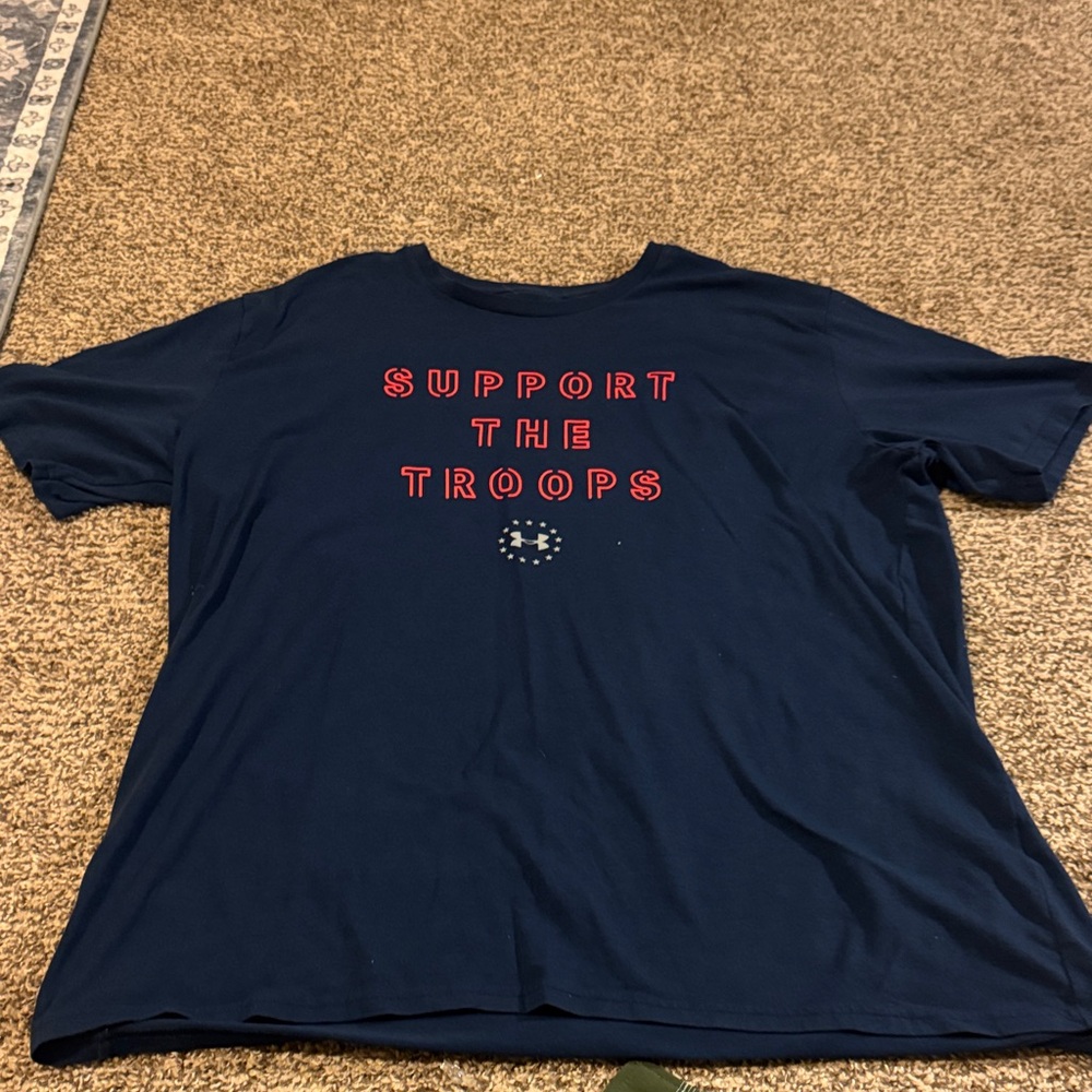 Under Armour Dark Blue HeatGear Shirt